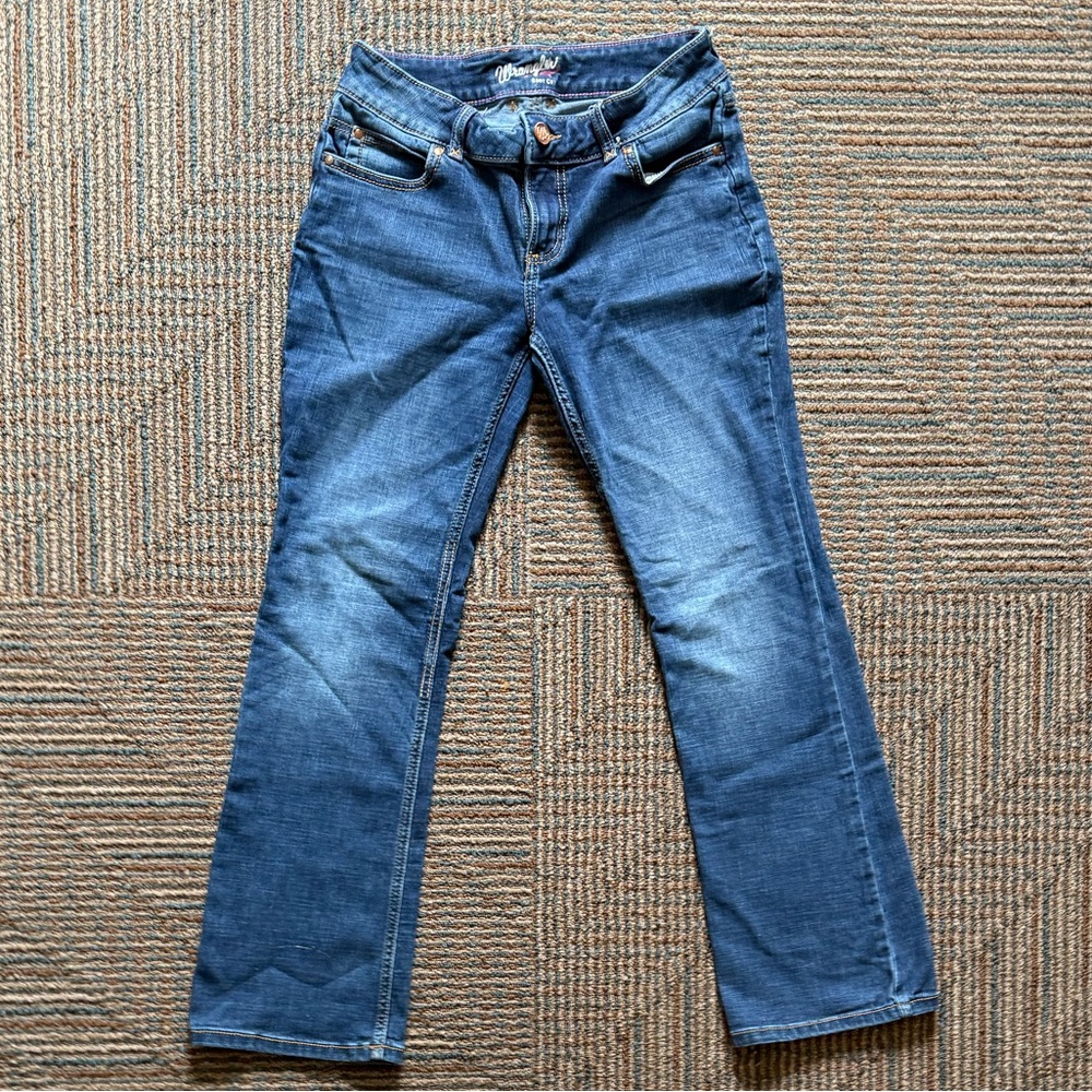 Wrangler Women's Boot Cut Jeans in Deep Blue